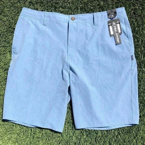O’NEILL Blue Hybrid Relaxed Fit Below The Knee Shorts | Waist 38 - Picture 2 of 7